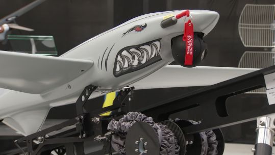 The Ukrspecsystems Shark-M drone will now be built at the firm's UK factory in Mildenhall