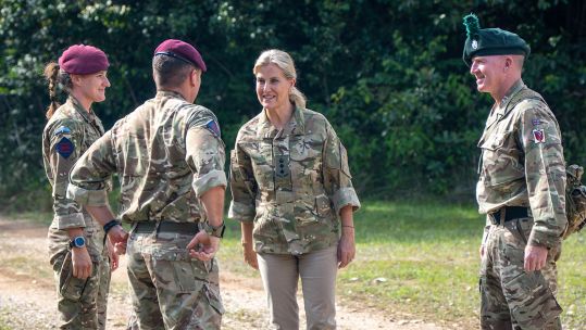 Duchess of Edinburgh meets personnel at BATSUB