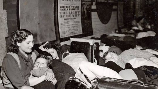 The London Underground offered protection to Londoners during the Blitz - and now there's an argument to give Britons a similar level of protection today (Picture: Alamy)