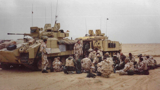 Lieutenant Colonel (Ret'd) Andrew Larpent was the Commanding Officer of 3RRF during Op Granby