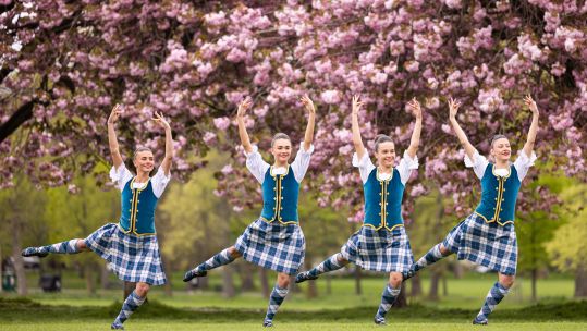 Dancers from the Royal Edinburgh Military Tattoo