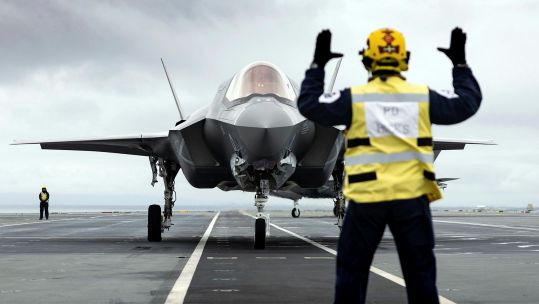 While the stealth jet is known as the Lightning across the board, the USAF, USN and USMC add a "II" to the nomenclature (Picture: MOD)