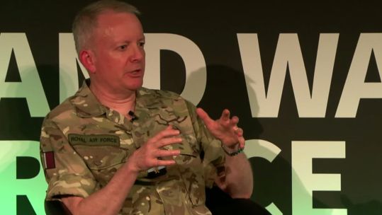 Air Chief Marshal Sir Richard Knighton Royal United Services Institute's Land Warfare Conference 250626 CREDIT RUSI