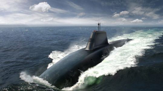 The Dreadnought-class submarines are a key component of Aukus (Picture: MOD)