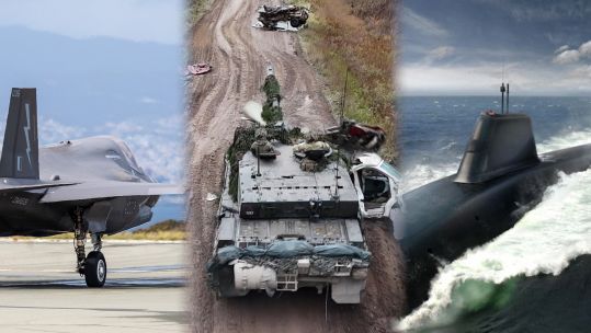 The UK Armed Forces Equipment and Formations 2026 report lists hardware by domain rather than branch of service (Picture: BFBS/MOD)