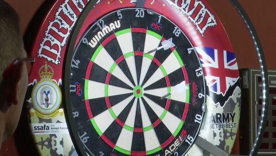Date Unknown Army Darts Board Credit BFBS