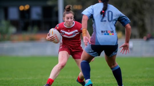 Ella Donnelly playing for Army in Inter Services against RAF in 2023 Credit Army Rugby League John Shirras DATE 22092023.jpg
