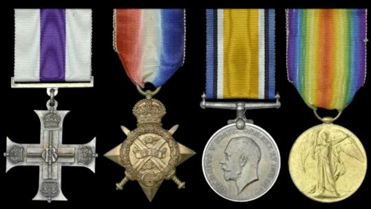 Graham Bromhead Bosanquet Military Cross Jack Russell collection auction 300326 CREDIT NOONANS