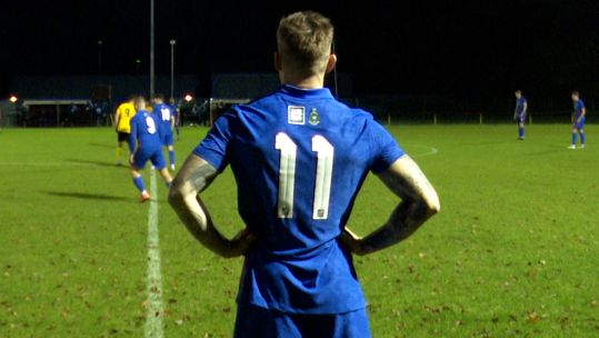 NAME Royal Navy Football Hampshrie Cup v Hamble FC CREDIT BFBS DATE 22112023.jpg