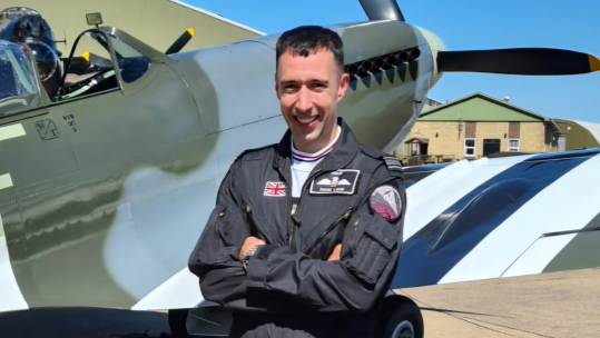 At the time of his death, Sqn Ldr Mark Long was in his fourth season with the BBMF (Picture: RAF)