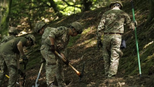 A MACA request was filed to get help from the military to tackle several wildfires burning in the region (Picture: MOD)