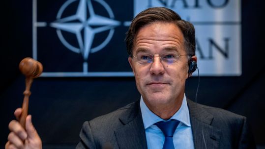 Mr Rutte insisted there was no threat to Nato territory, and the alliance is ready for Russian aggression (Picture: Mark Rutte on X)