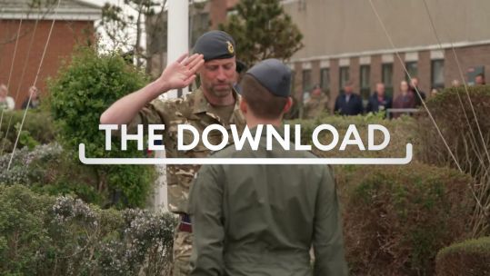 Prince of Wales salutes