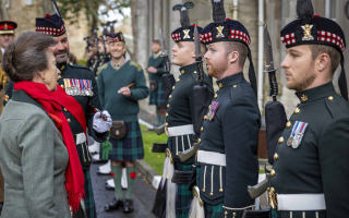 04112025 Princess Anne visits 2 SCOTS CREDIT BRITISH ARM
