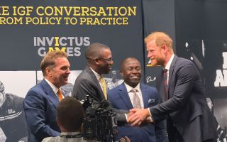 Prince Harry said one of the greatest privileges of the past twelve years of his life has been meeting wounded, injured and sick service personnel from every corner of the world (Picture: BFBS)