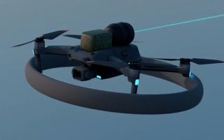 Connecting the drone's wingtips improves lift efficiency and reduces fuel consumption