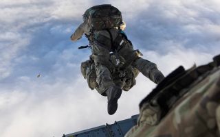 With oxygen supplies on the island at a critical level, an airdrop with medical personnel was the only method of getting vital care to the patient in time