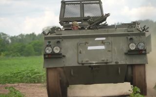 Whether they have a Cummins diesel engine or not, the Ukrainians refer to all their FV430-series vehicles as Bulldogs (Picture: BFBS)