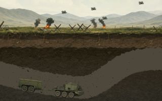 Casevac and resupply missions could be carried out far safer if they could avoid overground threats like artillery strikes and drones (Picture: BFBS)