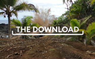 Royal Navy divers detonate explosives on Pitcairn Islands in the southwest Pacific