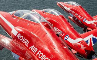 In addition to airshow displays, the Red Arrows also carry out numerous flypasts at events such as the Great North Run in Newcastle (Picture: MOD)