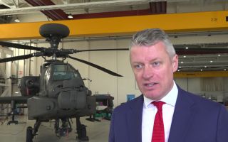 Defence Industry and Readiness Minister Luke Pollard responding to a BFBS audience poll
