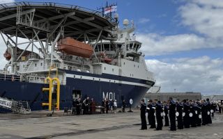 HMS Striling Castle ceremony