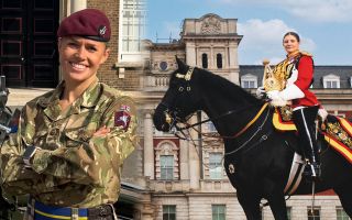Lance Corporal Grace Cussons says her inspiration to succeed came from her friend Captain Lizzie Godwin, who was killed in a road traffic incident last year (Picture: BFBS/MOD)