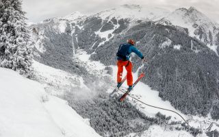 Former Royal Marine Tim Howell became the first person to ski-BASE jump in Scotland