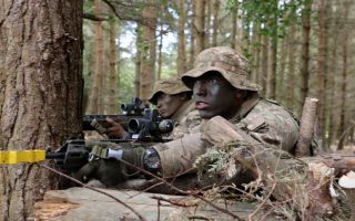 So far, all 323 recruits who began training back in February are on track to make it to the end of the gruelling nine-month course (Picture: BFBS)