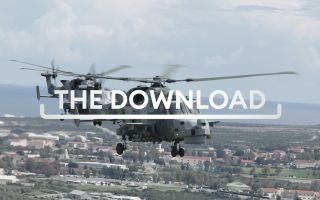 Royal Navy helicopters have completed six weeks of sorties in the Eastern Mediterranean