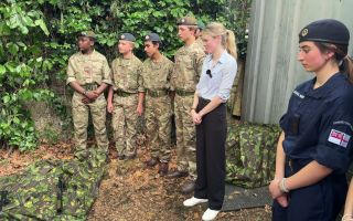 Louise Sandher-Jones at Cadet media day event