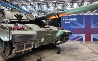 The Telford facility will be making 120mm smoothbore barrels for the Challenger 3 - a big change from the rifled barrel used on the Challenger 2 (Picture: BFBS)