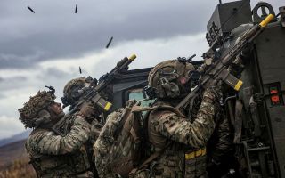 Royal Marines on Exercise Tarasiss