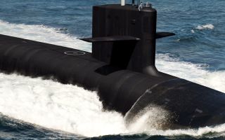 Artist's impression of US Navy's new Columbia-class ballistic missile submarine