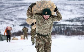 aval Air Squadron conduct annual logging task during Operation Clockwork