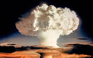 Cold War tests like this one from 1952 reminded the world of the true horror of nuclear war